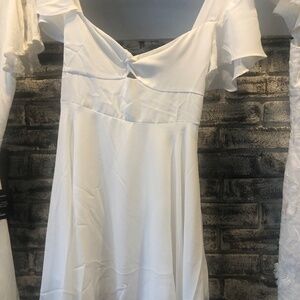 NEW tags CUPSHE lightweight white flowy dress